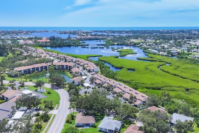 1088 Bird Bay Way Unit 307, Venice, FL 34285 - aerial view of residential area with a large body of water