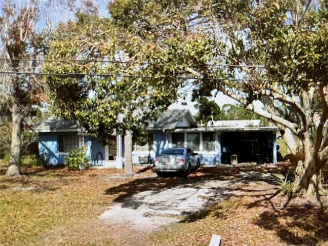 212 Hills Rd, Nokomis, FL 34275 - view of front of property featuring driveway