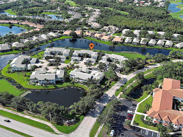 903 Addington Ct Unit 203, Venice, FL 34293 - aerial overview of property's location featuring nearby suburban area and a nearby body of water