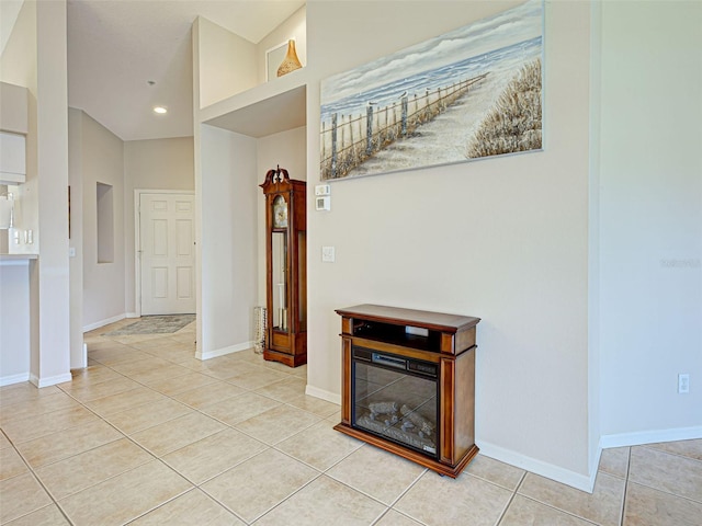 903 Addington Ct Unit 203, Venice, FL 34293 - hallway featuring light tile patterned floors and recessed lighting