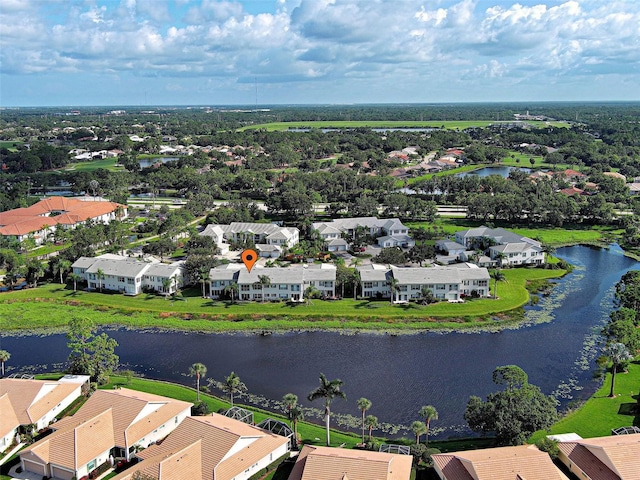 903 Addington Ct Unit 203, Venice, FL 34293 - aerial perspective of suburban area with a large body of water