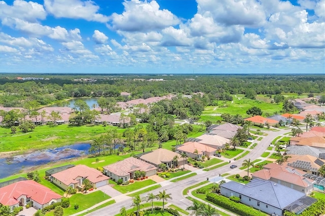 2471 Silver Palm Rd, North Port, FL 34288 - aerial view of residential area with a nearby body of water and a heavily wooded area