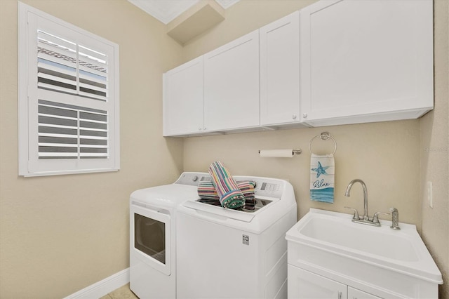 2471 Silver Palm Rd, North Port, FL 34288 - laundry area featuring washing machine and dryer and cabinet space