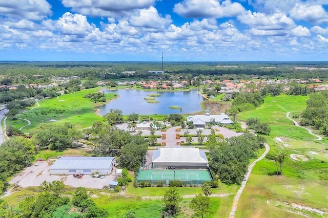 2471 Silver Palm Rd, North Port, FL 34288 - aerial perspective of suburban area featuring a nearby body of water and a local golf course