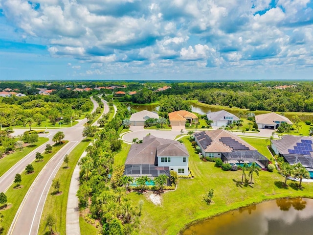 12301 Auburndale Ct, Venice, FL 34293 - aerial view of residential area with a nearby body of water