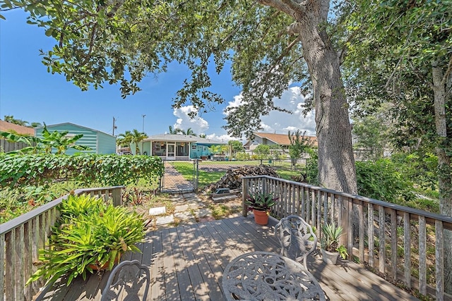 10341 Greenway Ave, Englewood, FL 34224 - deck with a gate