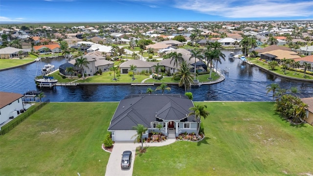 5001 Almar Dr, Punta Gorda, FL 33950 - aerial perspective of suburban area with a nearby body of water