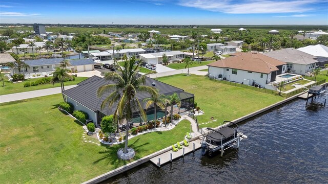 5001 Almar Dr, Punta Gorda, FL 33950 - aerial view of residential area featuring a nearby body of water