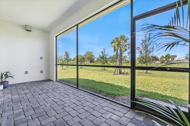 18525 Midsummer Pl, Venice, FL 34293 - view of unfurnished sunroom