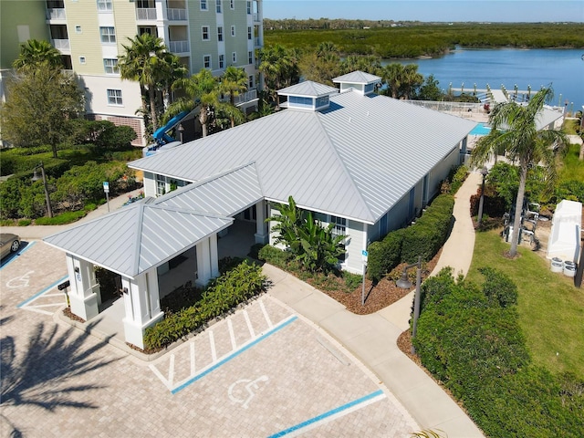 1 Riverwalk Dr Unit 302, New Smyrna Beach, FL 32169 - bird's eye view featuring a water view