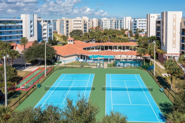 view of sport court