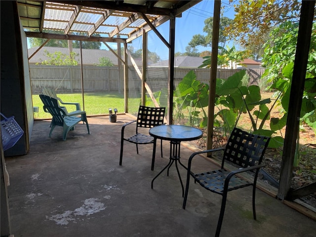 view of patio / terrace with a pergola