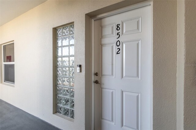 view of entrance to property