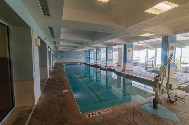 2700 N Atlantic Ave Unit 517, Daytona Beach, FL 32118 - view of indoor community pool
