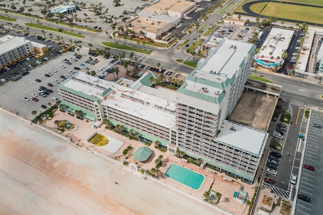2700 N Atlantic Ave Unit 517, Daytona Beach, FL 32118 - aerial overview of property's location featuring a pool