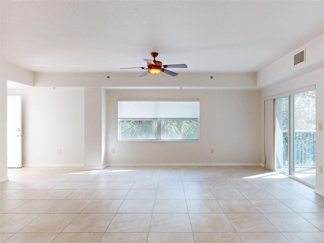 5300 S Atlantic Ave Unit 9201, New Smyrna Beach, FL 32169 - tiled empty room with ceiling fan