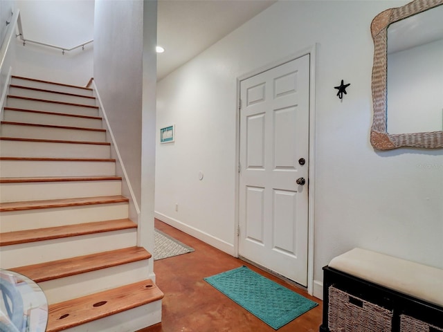view of entrance foyer