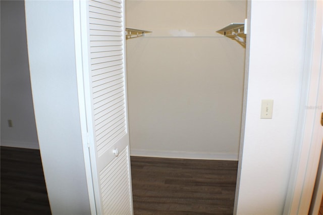 view of closet