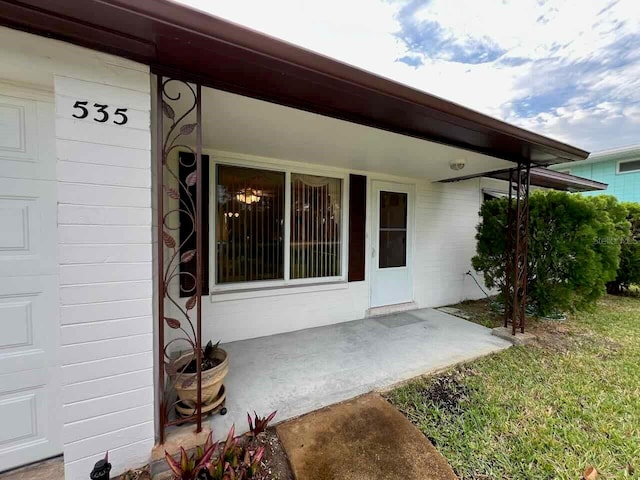 view of entrance to property