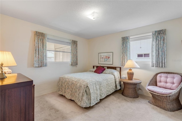 bedroom with carpet flooring