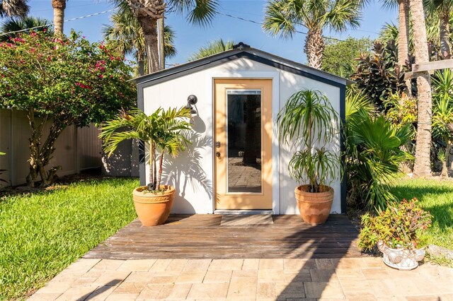 4606 Doris Dr, New Smyrna Beach, FL 32169 - view of outdoor structure
