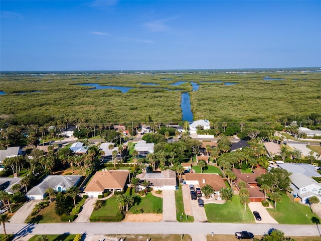 4606 Doris Dr, New Smyrna Beach, FL 32169 - aerial view of property and surrounding area with a nearby body of water and nearby suburban area