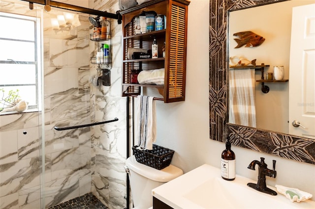 4606 Doris Dr, New Smyrna Beach, FL 32169 - bathroom with a marble finish shower and vanity