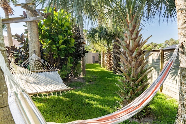 4606 Doris Dr, New Smyrna Beach, FL 32169 - view of yard