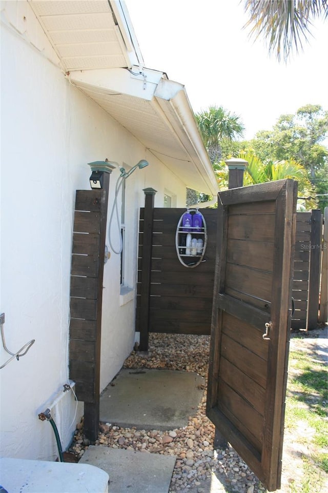 4606 Doris Dr, New Smyrna Beach, FL 32169 - view of gate