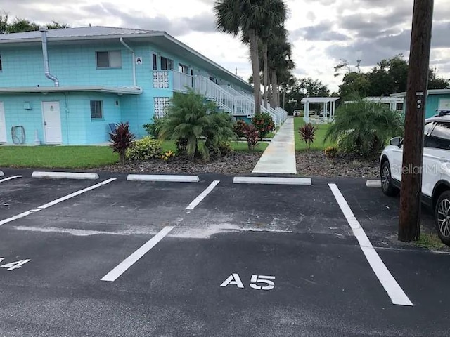 view of car parking