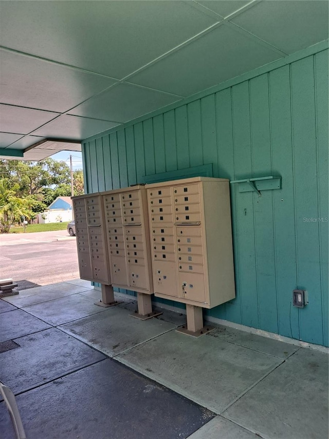 surrounding community featuring a mail area