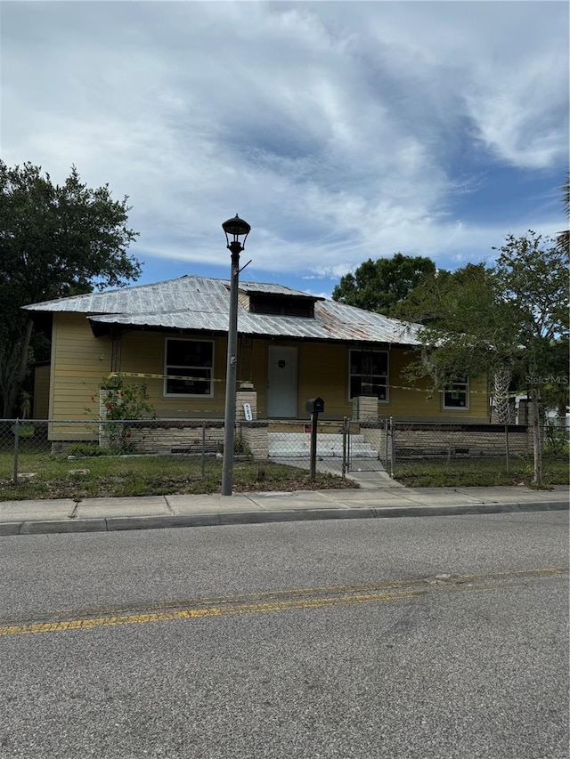 view of front of home