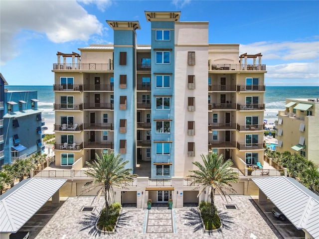 807 S Atlantic Ave Unit 302, New Smyrna Beach, FL 32169 - view of apartment building / complex featuring a water view