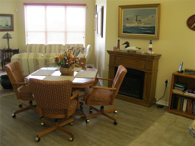 view of dining space