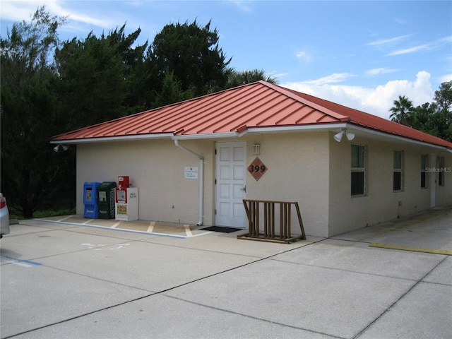 view of back of property