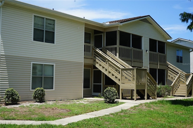 view of rear view of house