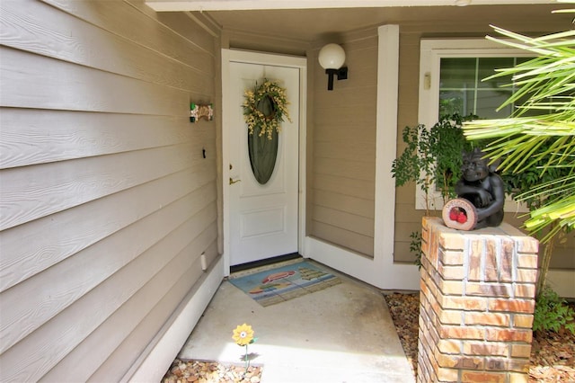 view of property entrance