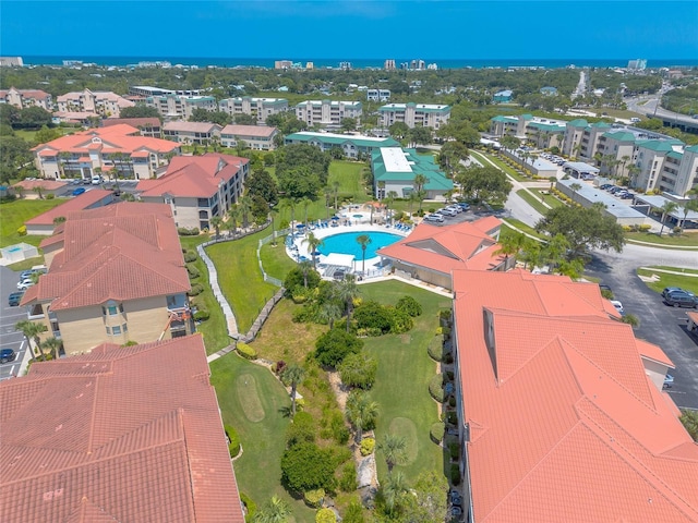 birds eye view of property featuring a residential view