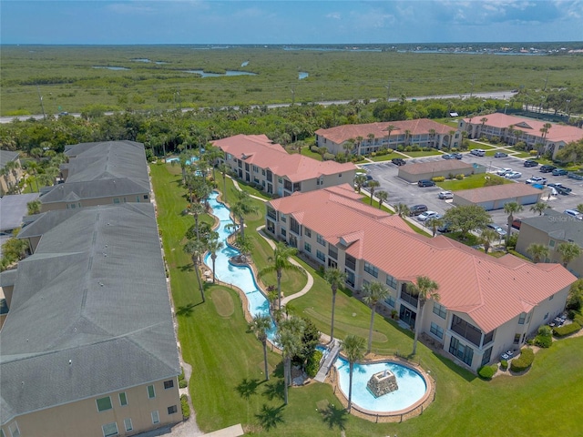 birds eye view of property featuring a residential view