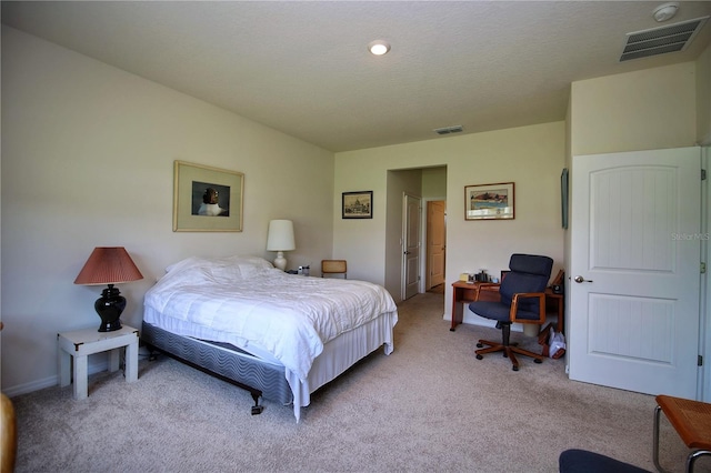 bedroom featuring carpet floors