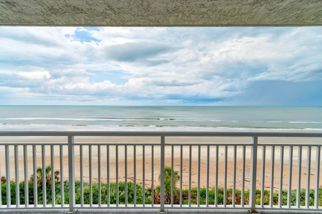 water view featuring a view of the beach