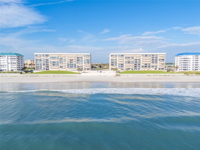 water view with a beach view