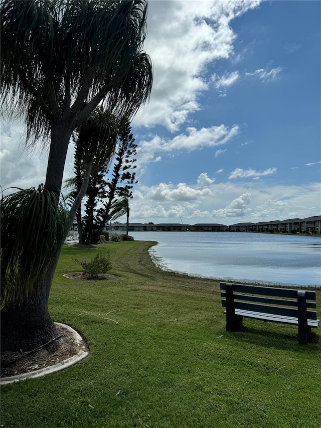 view of water feature