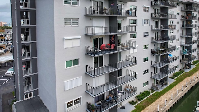 view of property featuring a water view