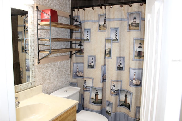 400 Oakridge Blvd Unit 6, Daytona Beach, FL 32118 - full bathroom with vanity and toilet