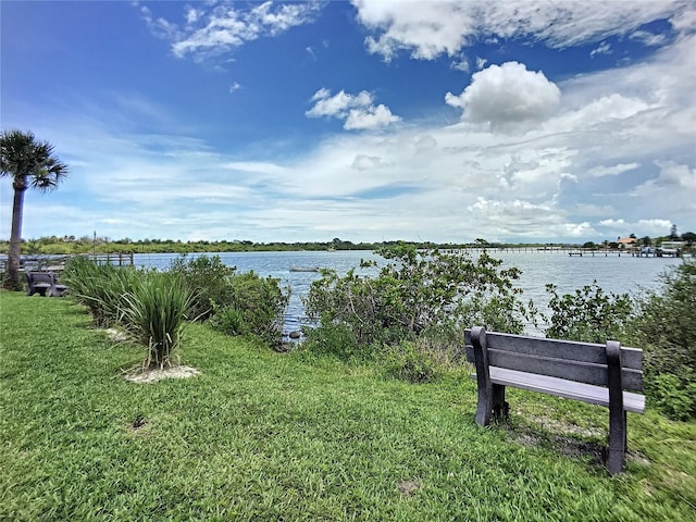 property view of water