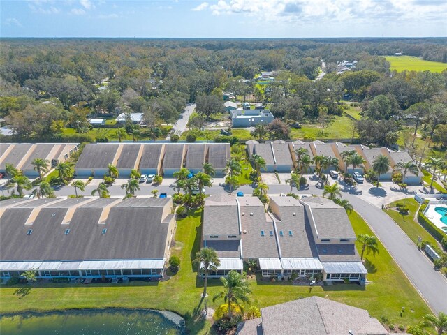 2266 Hawks Cove Cir, New Smyrna Beach, FL 32168 - aerial view of property and surrounding area with nearby suburban area