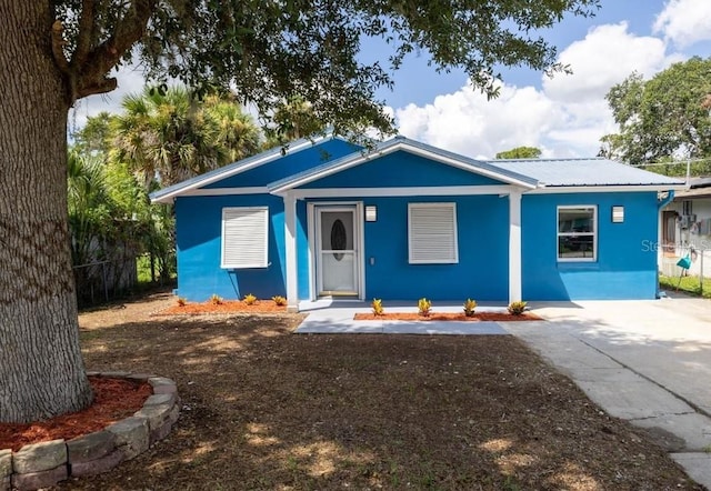 view of bungalow-style house