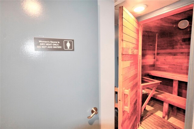 5207 S Atlantic Ave Unit 0622, New Smyrna Beach, FL 32169 - view of sauna / steam room featuring wood finished floors