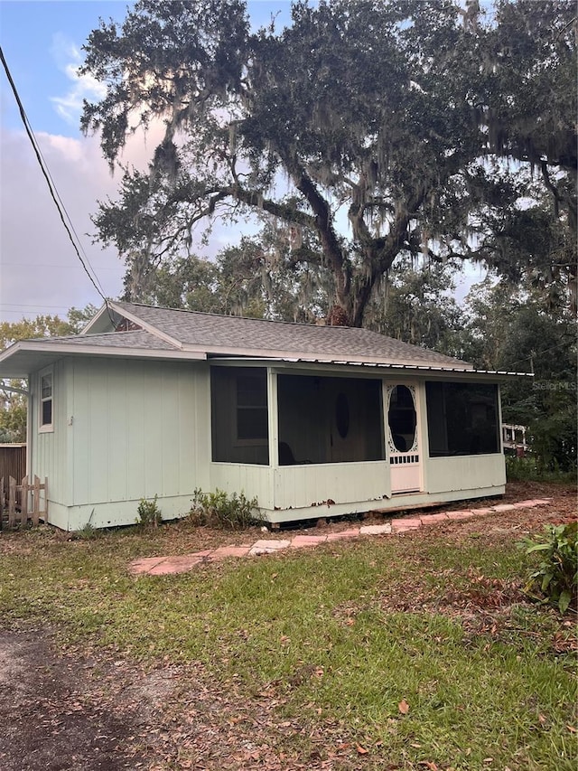 view of back of property